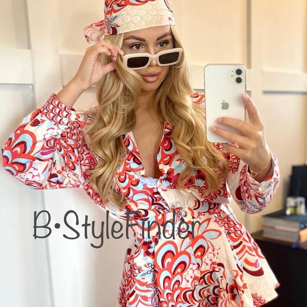 Blogger's Fav|NWT Zara Blouse With Scarf - Picture 9 of 16
